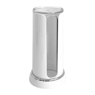 Imagem de SiaBiced Organizador de Lenços Demaquilantes, Dispensador de Lenços Demaquilantes Recarregáveis para Banheiro, Ideal para Casa E Banheiro, Branco, Tamanho real