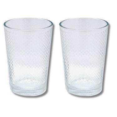 Imagem de Kit 2 Copos Arizona Vidro 200ml Agua Suco Visitas Medio 