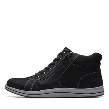 Imagem de Clarks Bota Chukka Feminina Breeze Glide, Preto sintético, 5
