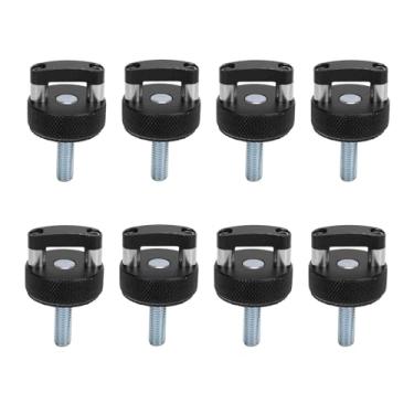 Imagem de Phefop Parafusos de Remoção Rápida Parafusos de Polegar, Prensa de Alumínio de Alumínio de de Alta Resistência a Aço para o Bronco 2dr 4dr 2021 Em Diante, Com Suporte de Anel (Preto)