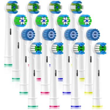 Imagem de Cabeças de escova de dentes de reposição Qitizu compatíveis com Oral B