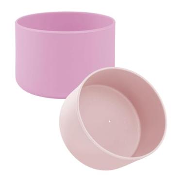 Imagem de BKBY 2 peças de bota de silicone compatível com Owala 850 g e 1,134 g FreeSip Sway garrafas e copos, capa protetora antiderrapante para copo Freesip Sway (Peachy Keen)