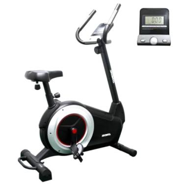 Imagem de Bicicleta Ergométrica Vertical com 15 Níveis de Carga, Resistência Magnética, Monitor LCD e Ajuste de Banco – Uso Residencial e Condomínios