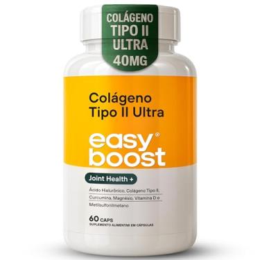 Imagem de Colágeno Tipo 2 Ultra Easy Boost com Vitamina D3 + Ácido Hialurônico + Magnesio + MSM + Curcumina 60 caps