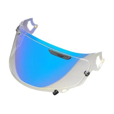 Imagem de ZQIYDYP Viseira De Capacete Vas-V Max Vision Para Capacetes Rx-7X, Corsair-X, Signet-X, Quantum-X, Dt-X, Defiant-X, Vas-V, Regent-X, Max, Rx-7V, Neo, Xd (Revo Clear Blue - Dia E Noite)