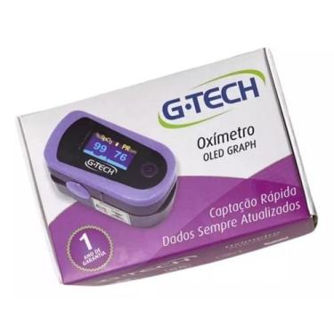 Imagem de Oxímetro Portátil De Dedo Medidor De Saturação De Oxigenio - G-Tech