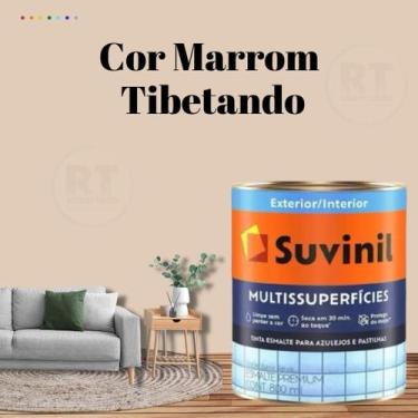 Imagem de Tinta Epóxi Suvinil Multissuperfícies Antimofo Base Água Cor Marrom La