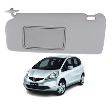 Imagem de Quebra sol com espelho honda fit 03-08 ld esquerdo - NEWTEC