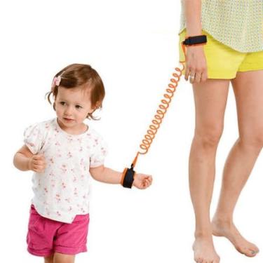 Imagem de Pulseira Guia Infantil de Segurança Anti-Perda – Ajustável, Confortável, Cinta Elástica 1.5m para Crianças e Bebês – Ideal para Passeios, Viagens e Parques (VERDE)