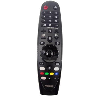 Imagem de Kindsion Controle remoto compatível AN-MR20GA para televisores LG 2020 BX, CX, GX, UHD 70, UN69, UN7300, WX, ZX, 43UN7300AUD, OLED55BXPUA com reconhecimento de voz