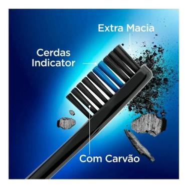 Imagem de Escova Dental Oral-b Indicador Black Com Carvao 2un