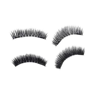 Imagem de Cílios Postiços Magnéticos 3D Sem Rastros De Cola, Fixação Rápida, Reu