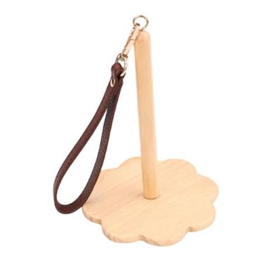 Imagem de KiBcsLic Suporte para novelos de lã Suporte para fios de madeira para novelos de lã Organizador de carretéis para artesanato Costura Crochê Bordado Mãe, Style C