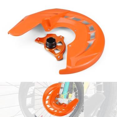 Imagem de NICECNC Capa protetora de rotor de freio laranja 7800906110030 compatível com KTM 125-530SX/SX-F/XC/XC-F 2003-2014 125-530EXC/EXC-F 2003-2015 Veja o ajuste