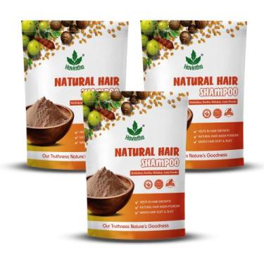 Imagem de Shampoo Havintha Natural Hair com Amla Reetha Shikakai 227mL