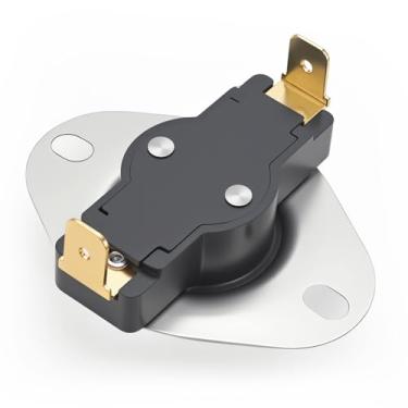 Imagem de Numano Interruptor de termostato para ventilador de lareira, 32 °C (+/- 15 °C), controle de temperatura do disco de pressão térmico para ventilador de fogão a lenha, fogão, lareira, ventilador de