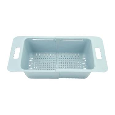 Imagem de Organizador de Cesta de Freezer Ajustável para Prateleiras de Cozinha, Compartimento de Armazenamento Retrátil Flexível para a Maioria Dos Freezers, Suporte de Carga de 15-25 Kg,