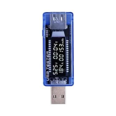 Imagem de Testador De Bateria USB Voltímetro Capacidade De Corrente Para Carrega