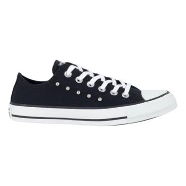 Imagem de Tênis Converse All Star Casual Ox | Cano Baixo, Casual, Dia a dia, Moda, Original. (Preto, BR, Adulto, Numérico, 37)