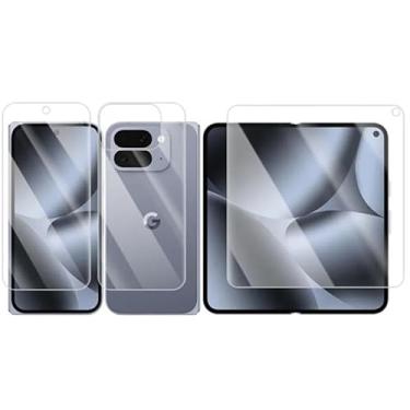 Imagem de Renwox 2 peças de película de hidrogel de alta sensibilidade para Google Pixel 10 Pro Fold 20.3 cm protetor de tela TPU macio transparente autorreparável, ultrafino, à prova de explosão, desbloqueio