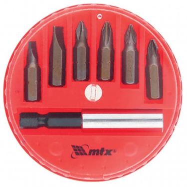 Imagem de Jogo de Bits e Adaptador Magnético para Bits Aço 45X 7 Peças em Caixa Plástica - 113929 - MTX