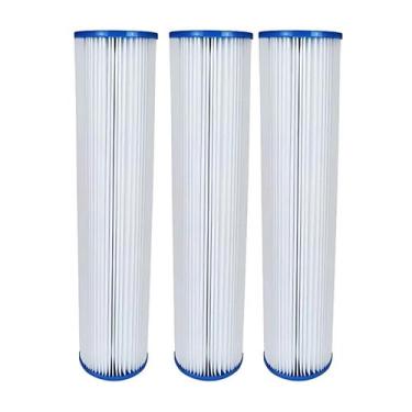 Imagem de 3x Refil Plissado Lavável FDMA 10" x 2,5" - 50 Micras - Fdma Filtros