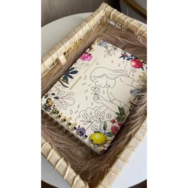 Imagem de Caderno de Colorir Desenho Livro Capa Dura 48 Folhas 150g 21x15 cm