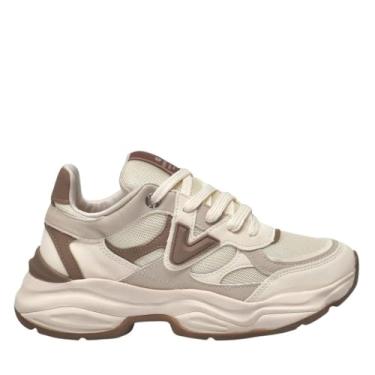 Imagem de Tênis Via Marte Feminino Chunky 158-023 Marfim/nude