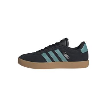 Imagem de Adidas Tênis masculino Vl Court 3.0, Preto/azul-petróleo/prata metálico, 39