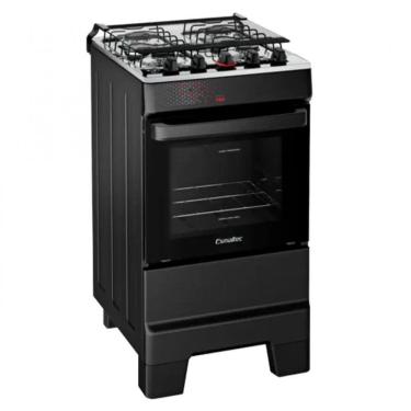 Imagem de Fogão Ideal Top 4 Bocas Automático Mesa de Inox Bivolt Esmaltec