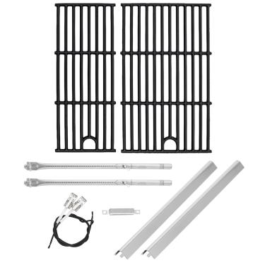 Imagem de Kit de peças de grelha de 17 polegadas para queimador Charbroil Performance 2 463660421 463655621 463630422 463630021 G426-0005-W1 G325-0002-W1, peças de reposição para churrasqueira Charbroil Grill 2