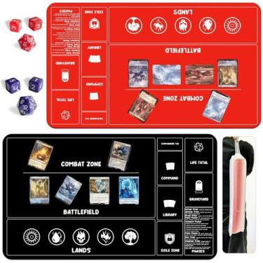 Imagem de Jogo de cartas Playmats HaosiTeck MTG Playmat Beginner 2 Pack