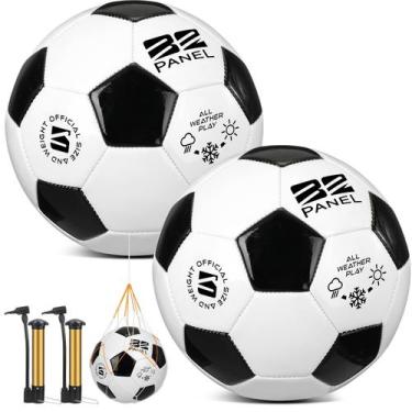 Imagem de Shappy, 2 peças, tamanho 4, bolas de futebol pretas e brancas com bomb