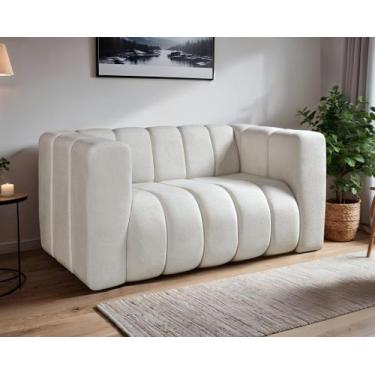 Imagem de Sofá Mona 2 Lugares Moderno Premium Decorativo Sala de Estar - Bella D