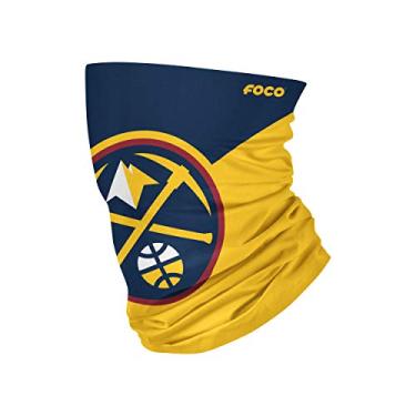 Imagem de Polaina de pescoço unissex com logotipo da equipe Nba da FOCO NBA multiuso, Big Logo, Small