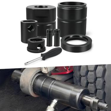 Imagem de Jetuplusllc Kit de serviço adaptador de pino e bucha 15012, para ser usado com o kit de iniciação de pino e bucha para semi-caminhões e equipamentos pesados, ferramenta adaptadora para remover pinos e