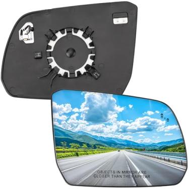 Imagem de LOIYLLEN Substituição do espelho lateral do passageiro para Ford Everest 2022 2023 2024 - Vidro do espelho do lado direito, vidro dos espelhos retrovisores com aquecimento elétrico e ponto cego