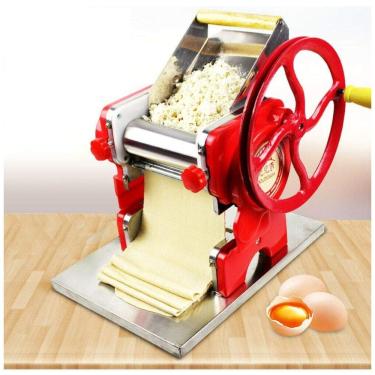 Imagem de Máquina de Fazer Macarrão Manual Multifuncional Pasta Maker para Produção de Macarrão, Pele de Dumpling e Corte de Massa para Uso