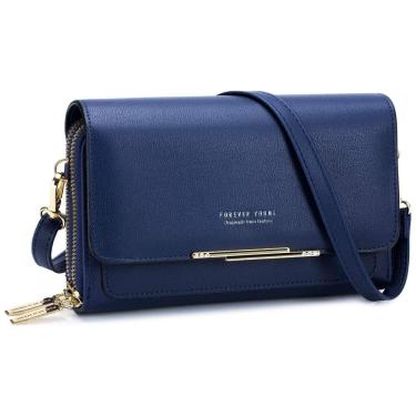 Imagem de Bolsa Carteira de Ombro Feminina, ROULENS AR2976 6Navy Blue, Azul