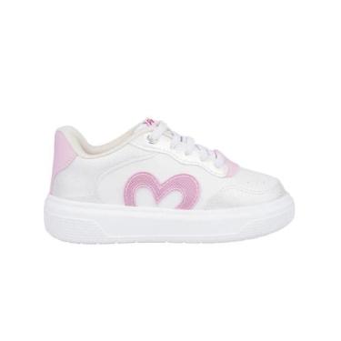 Imagem de Tenis pampili xp24 coracao iconico ref 736.101 menina, 34, Branco, Ros