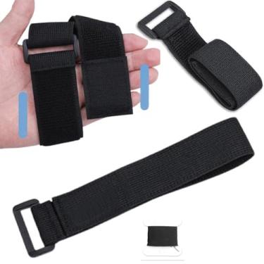 Imagem de DraCra Pacote com 3 cintos de suporte para garrafa de água mochila antiderrapante costura interna tiras elásticas prendedor para laptop mochila pacote diário bolsa de viagem casual mochila térmica