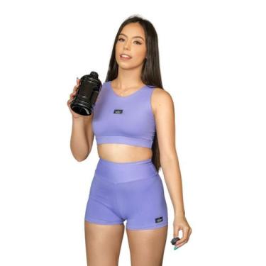 Imagem de Conjunto Feminino Fitness Top e Short em Suplex Poliamida - Urbanyc Fi