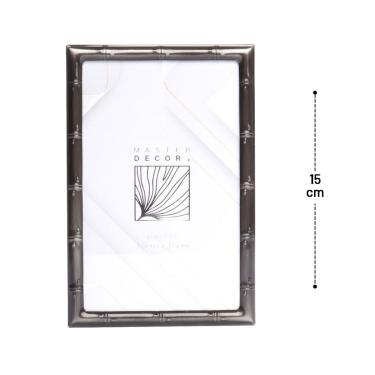 Imagem de Porta Retrato de Ferro 10x15 Moldura Escovada - Tudo em Caixa