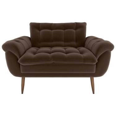 Imagem de Sofá Namoradeira Pequeno confortável 1,25 larg Xangai Matrix, VELUDO M