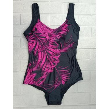 Imagem de Maiô plus size estampa floral - Z&R, Rosa, 54