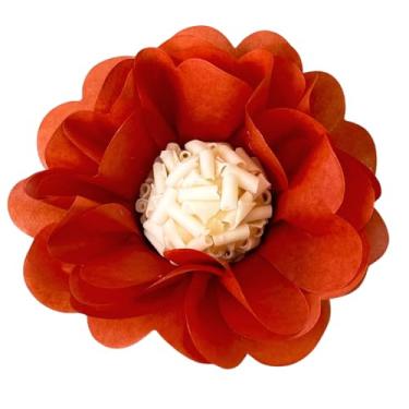 Imagem de 50 Forminhas Flor Doces Finos Super Volume em Papel Especial Tons Terrosos (terracota)