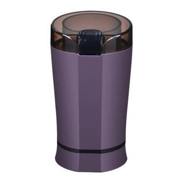 Imagem de Moedor De Cafe Automatico Para Bancada Cozinha Multiuso Moe Graos Secos Condimentos Temperos Culinarios Luxo Roxo 220V