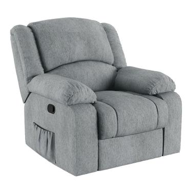 Imagem de Poltrona Do Papai Reclinável Melim Zero Wall Linho Cinza Fh1 - D'rossi
