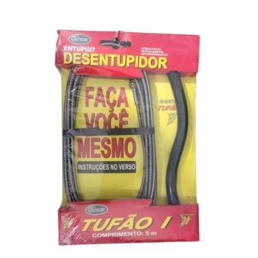 Imagem de DESENTUPIDOR DE CANOS PROFISSIONAL COM MOLA ROTATIVA 5M PIAS, VASO SANITÁRIO E CALHAS