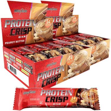 Imagem de Kit 2 Protein Crisp Bar Barra Proteina Integralmedica Peanut-Unissex